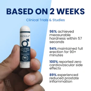 Seconds Lift, RZXEA™ PT-141 Rapid Erection Nasal Inhaler