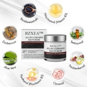 Offizieller Store | Schluss mit brennenden Säuren! Entfernen Sie Hautmakel sanft & sicher RZXEA™ All-in-1 Ceramide Hautcreme