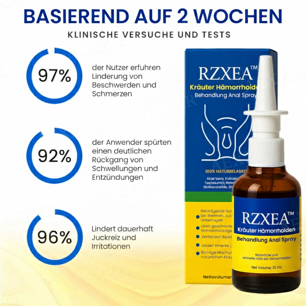 RZXEA™ Kräuter Hämorrhoiden Behandlung Anal Spray